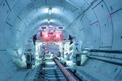 Fit-out taking place in Crossrail Thames Tunnel