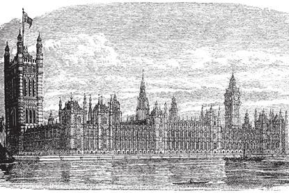 Parliament engraving