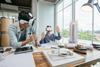 Architects using VR goggles
