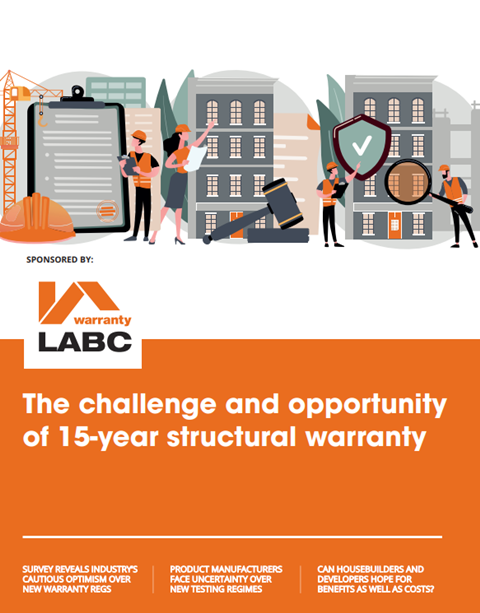 LABC Warranty The challenge and opportunity of 15-year structural warranty